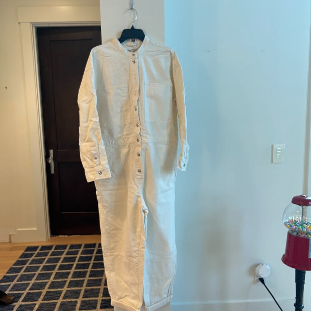 NWT Everlane The Canvas Organic Cotton Coverall Size XL - Picture 2 of 4